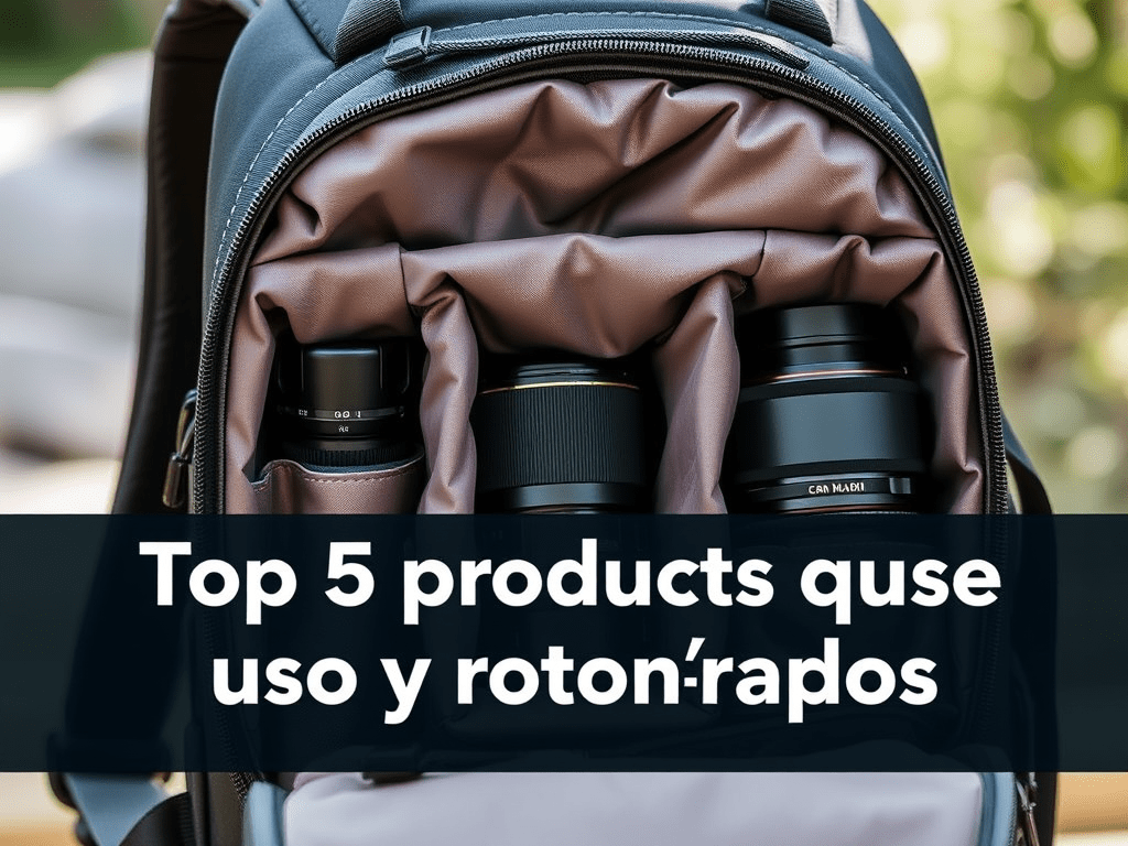 Top 5 productos que uso y recomiendo – Especial&nbsp;Fotógrafos